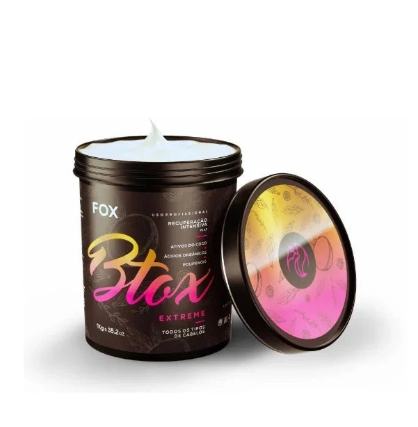 Extreme Intensive Recovery Deep Hair Mask Straightening Smoothing 1Kg - Fox
