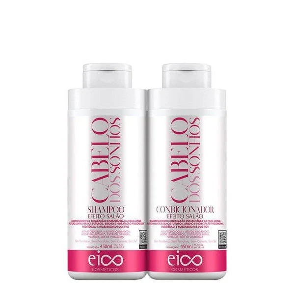 Cabelo dos Sonhos Home Care Salon Effect Hair Treatment Kit 2x450ml - Eico