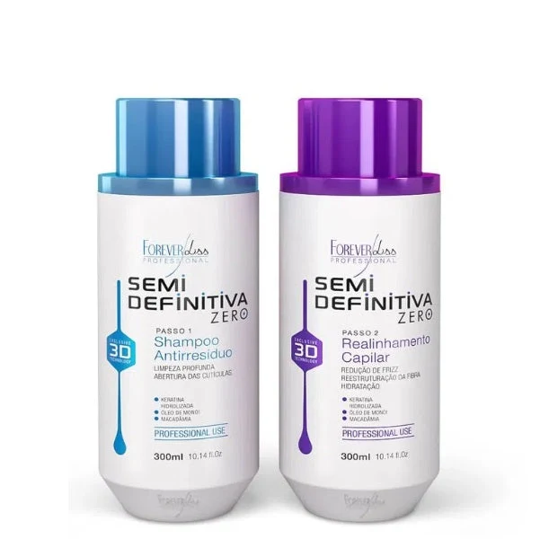 Zero Semi Permanet Thermal Realignment Hair Straightening 300ml - Forever Liss