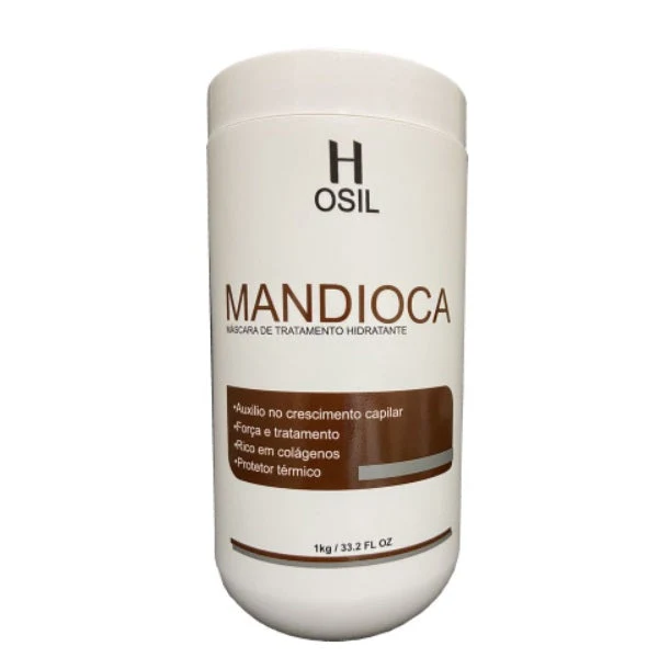 Mandioca Cassava Hydrating Anti Frizz Hair Growth Treatment Mask 1Kg - Heart Osil