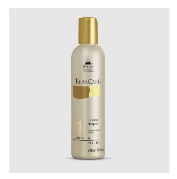 KeraCare 1st Lather Shampoo Deep Cleansing Hair Treatment 240ml - Avlon