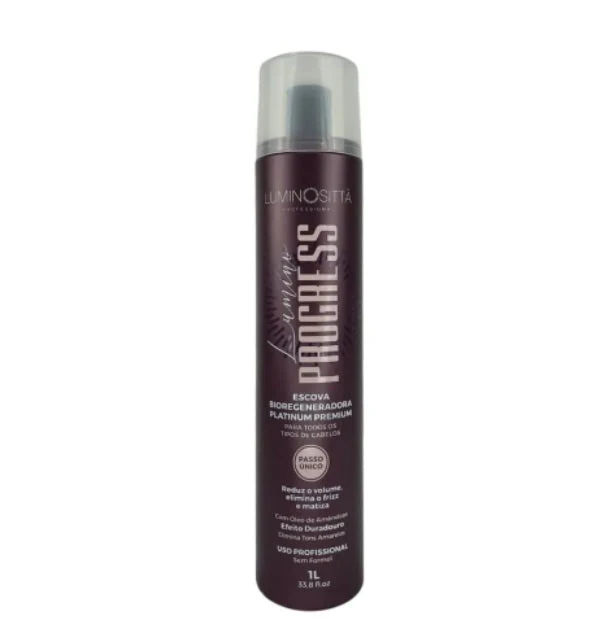 Lumino Progressive Brush Regenerator Platinum Blond Hair Sealing 1L - Luminositta