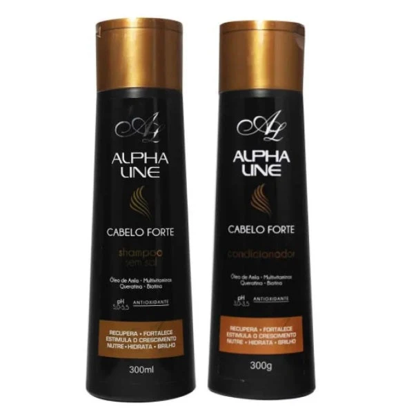 Strong Hair Strenghtening Recovery Home Care Treatment Kit 2x250 - Alpha Line