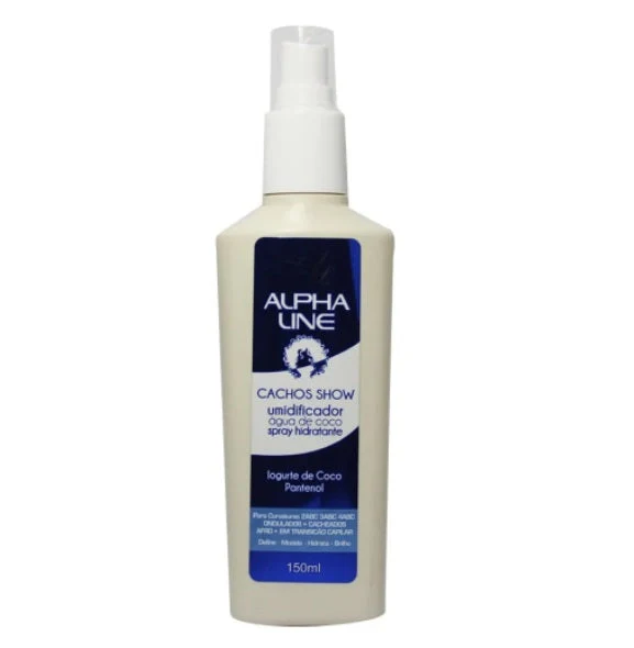Moisturizing Hair Spray Humidifier Coconut Curls Cachos Show 150ml - Alpha Line
