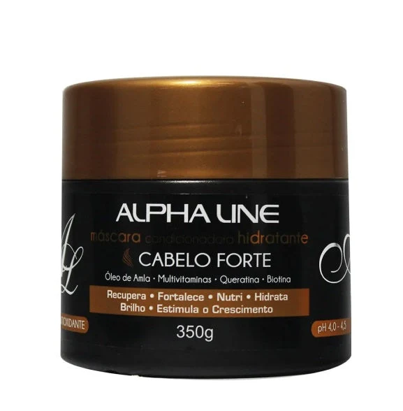 Cabelo Forte Strong Hair Moisturizing Conditioning Hair Mask 350g - Alpha Line