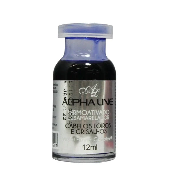 Thermoactive De-yellowing Blond Hair Smoothing Shine Fluid 3x12ml - Alpha Line