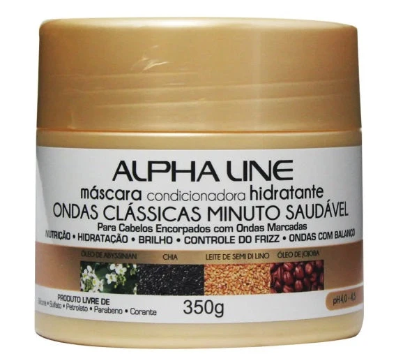 Classic Waves Wavy Hair Treatment Anti Frizz Softness Mask 350g - Alpha Line