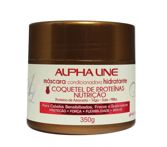 Nutritional Protein Cocktail Moisturizing Hair Treatment Mask 350g - Alpha Line