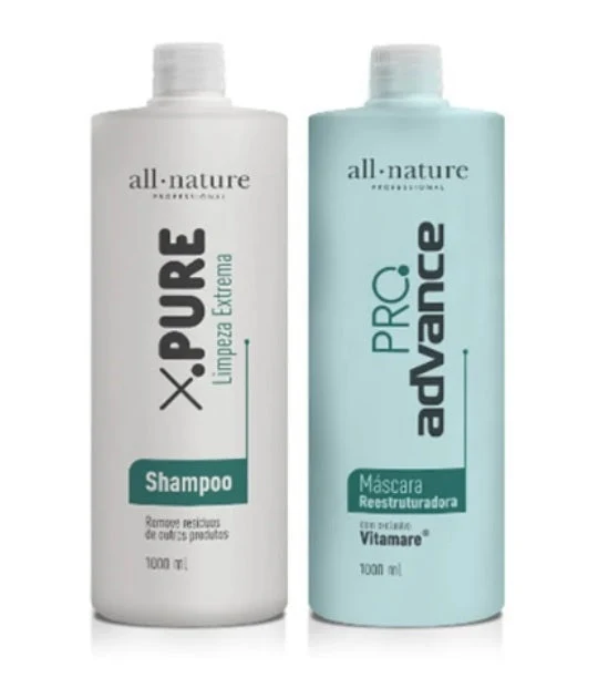 Advance Pro Reestructuring Progressive Brush Treatment Hair Kit 2x1L - All Nature