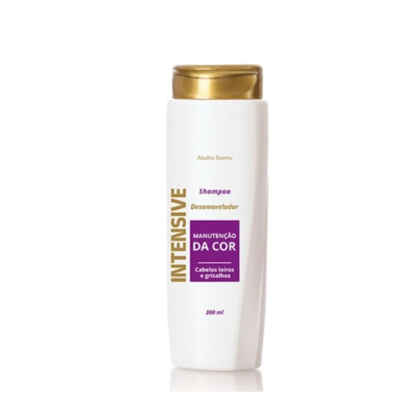 De-yellowing Blond Gray Hair Color Maintenance Shampoo 300ml - Abelha Rainha