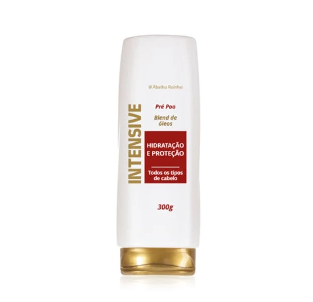 Intensive Pre Poo Moisturizing Protection Dry Hair Treatment 300g - Abelha Rainha