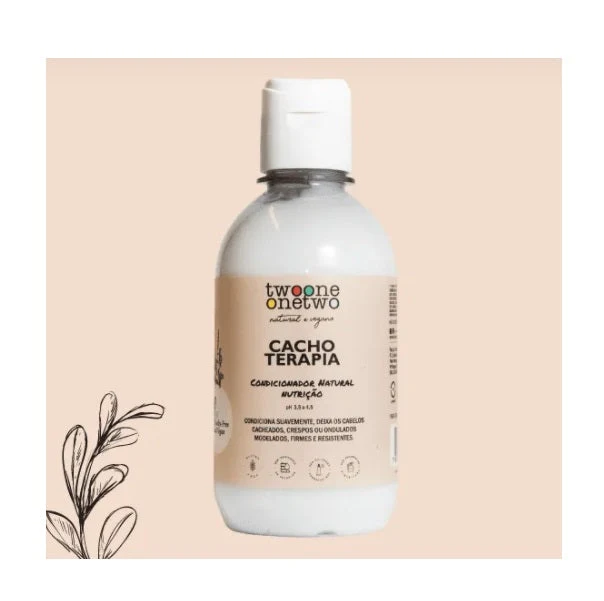 Curls Therapy Curly Hair Vegan Anti Frizz Conditioner 250ml - Twoone Onetwo