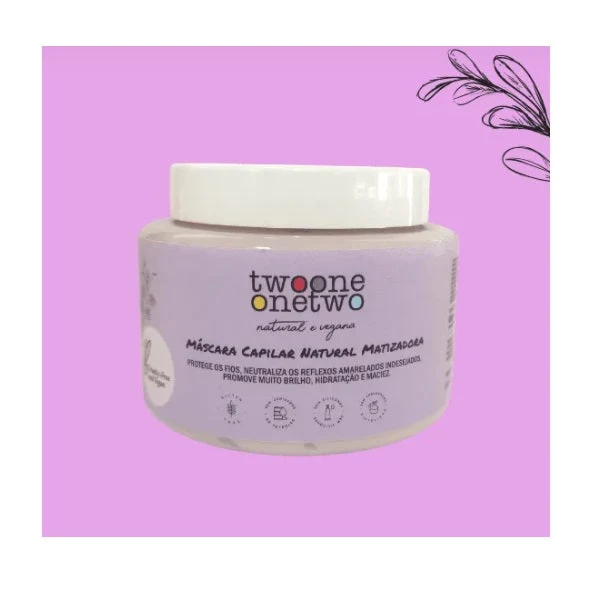 Platinum Tinting Color Protection Strenghtening Vegan Mask 200g - Twoone Onetwo