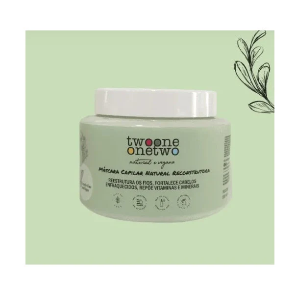 Detox Balance Reconstruction Vegan Licorice Chicory Mask 200g - Twoone Onetwo