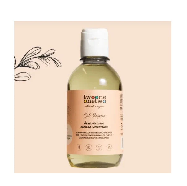 Oil Repair Humectant Vegan Anti Frizz Curly Hair Treatment 250ml - Twoone Onetwo