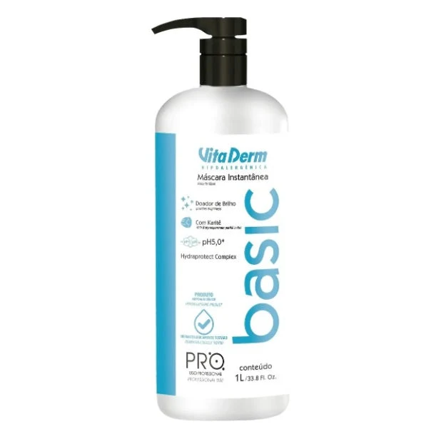 Pro Basic Instant Karité Shea Butter Shine Hydration Treatment Mask 1L - Vita Derm