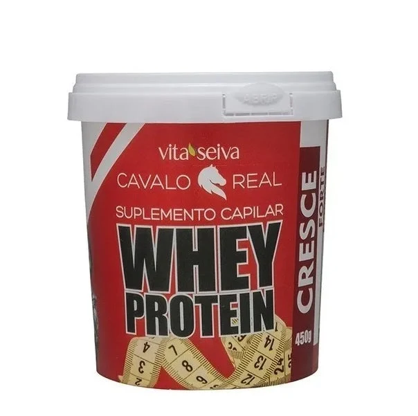Whey Protein Capillary Supplement Hair Treatment Cavalo Real 450g - Vita Seiva
