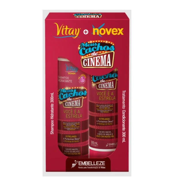 My Curls Vitay Novex Meus Cachos de Cinema Curly Hair Kit 2x300ml - Embelezze