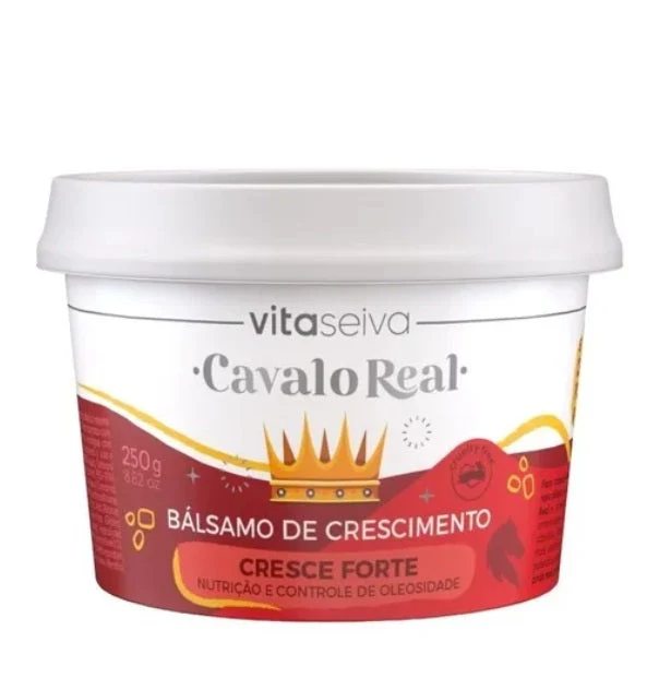 Cavalo Real Growth Treatment Mask Oil Control Nourishing Balm 250g - Vita Seiva