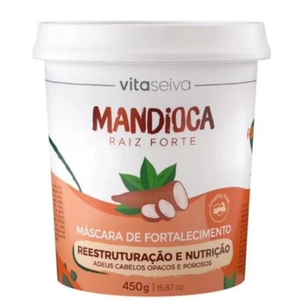 Mandioca Cassava Strong Root Strenghtening Hair Growth Mask 450g - Vita Seiva