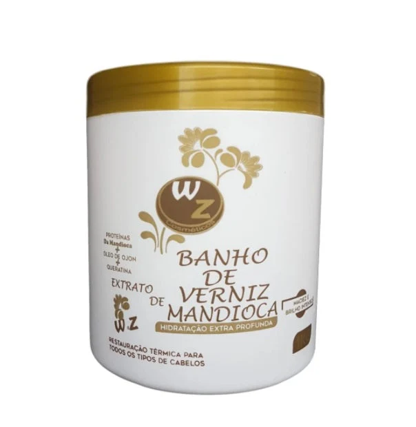 Mandioca Cassava Varnish Bath Moisturizing Treatment Mask 1Kg - WZ Cosmetics