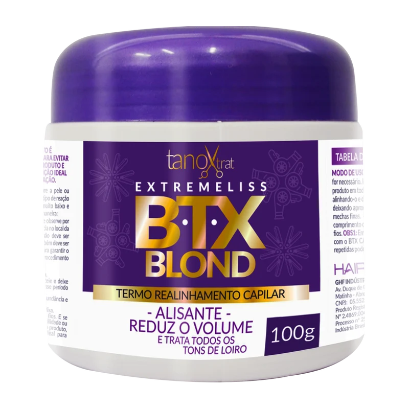 Hair Fly Deep Hair Mask Capillary Deep Hair Mask Blond Tanox Trat Trat Hair Fly 100g