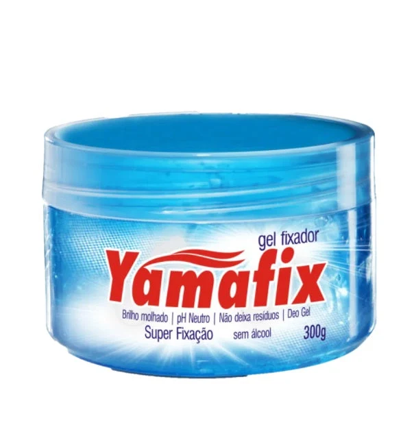 Yamafix Blue Super Fixing Hair Styling Modeling Shaper Shine Gel 300g - Yamá