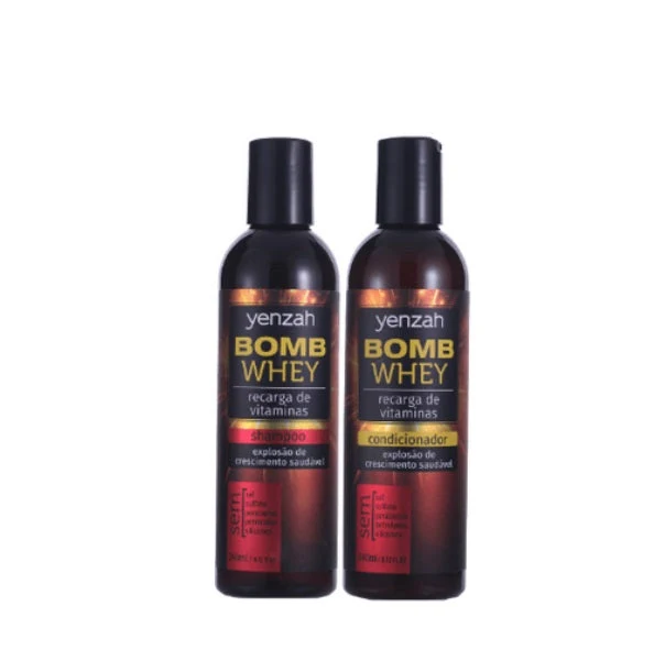 Bomb Whey Home Care Vitamins Recharge Hair Maintenance Kit 2x240ml - Yenzah