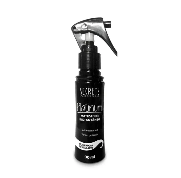 Platinum Tinting Blond Hair Thermal Protection Hair Treatment Spray 90ml - Secrets