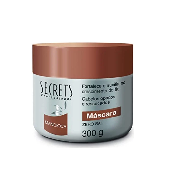 Mandioca Cassava Dry Hair Growth Treatment Hydration Shine Mask 300g - Secrets