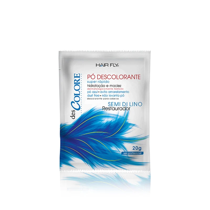 Hair Fly Powder Decolorant Discolore Semi Di Lino 20g
