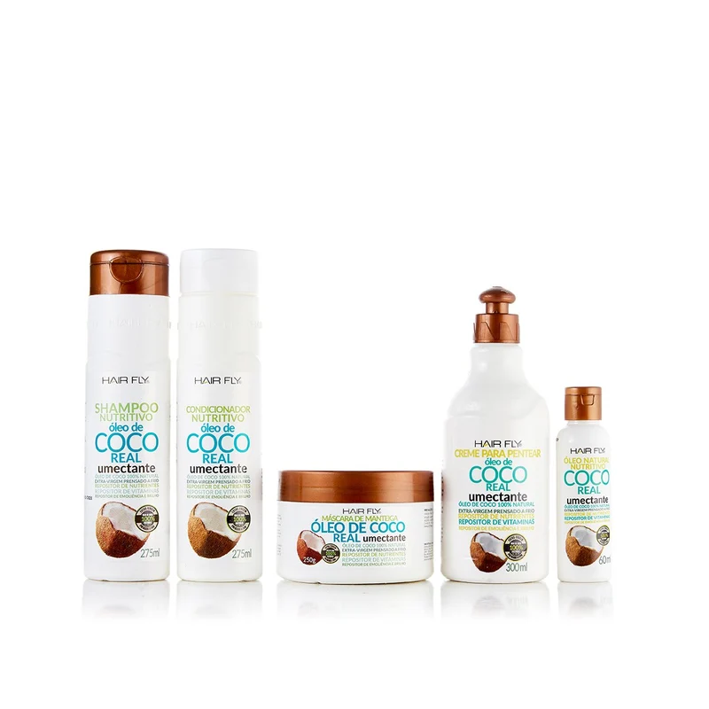 Hair Fly Combo Oil Line Coconut Real
