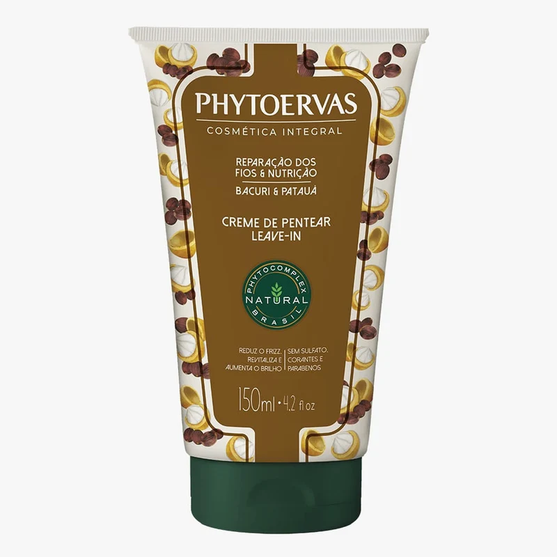 Phytoervas Cream of Comb Repair of Wires and Nutrition Bacuri and Patauá 150ml