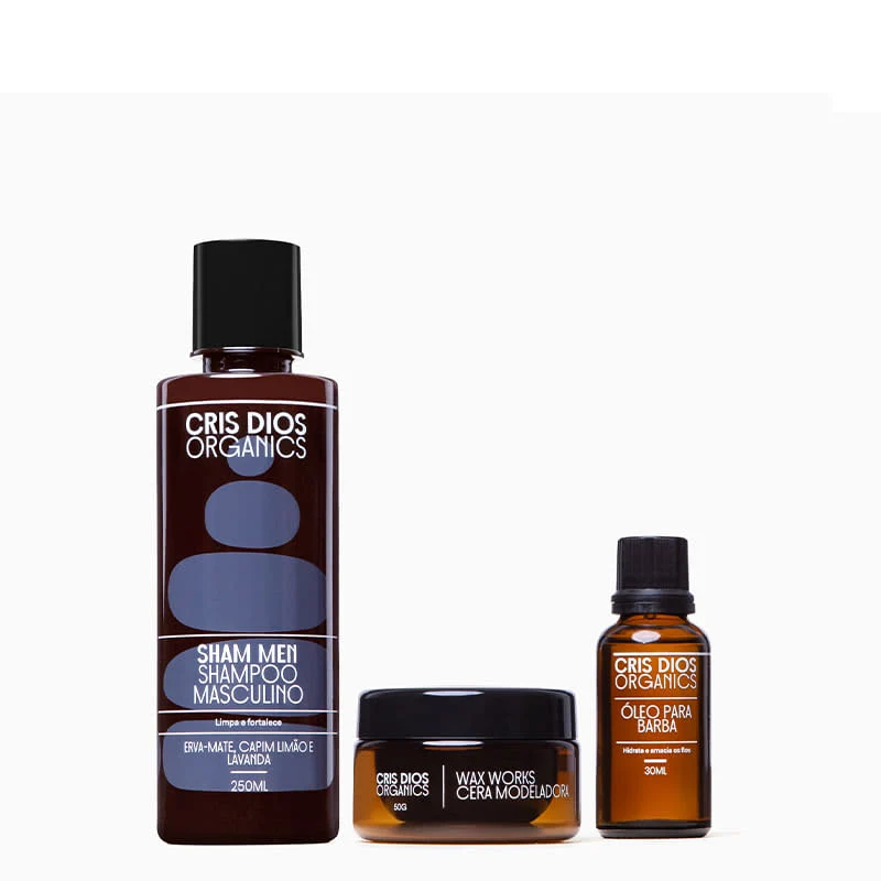 Cris Dios Organics Male Cris Kit (3 Products)