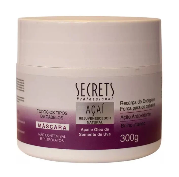 Secrets Acai Açaí Antioxidant Intense Shine Recherge Treatment Mask 300g - Secrets