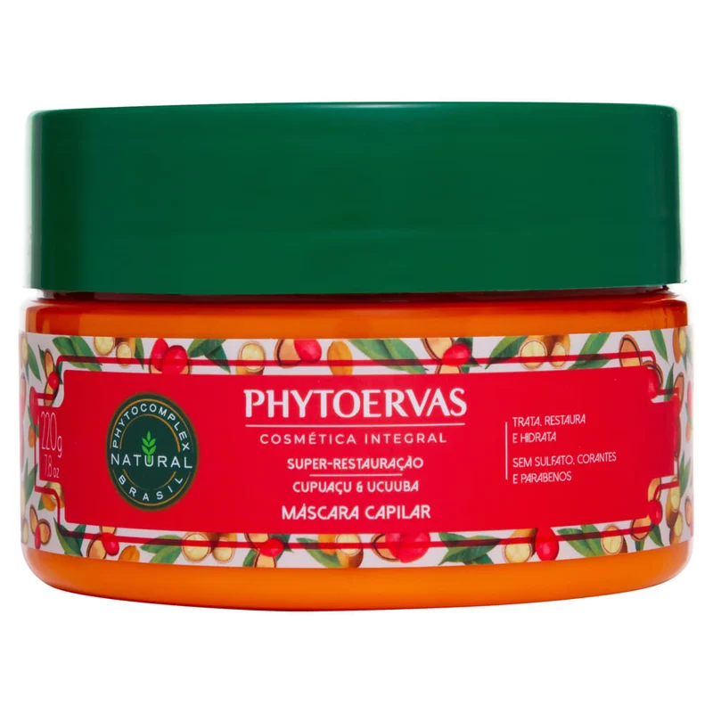 Phytoervas Super Restoration Hair Mask Cupuaçú and Ucuúba 220g