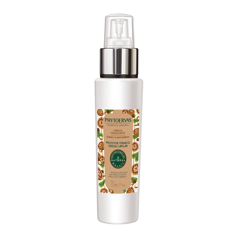Phytoervas Thermal Protector Serum Capillary Fragile Hair Babaçu and Macadamia 70ml