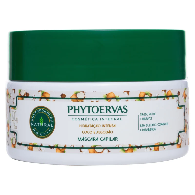 Phytoervas Hair Mask Intensive Hydration Coconut and Cotton 220g
