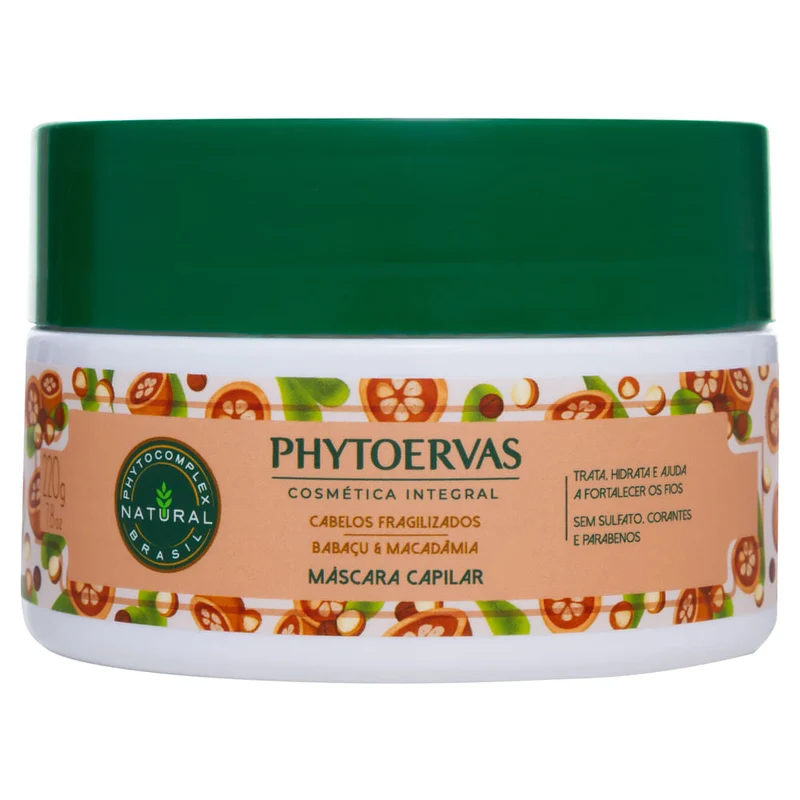 Phytoervas Babaçu Fragile Hair Mask and Macadamia 220g