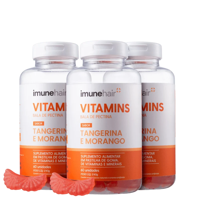 Imunehair Kit Vitamins Bala De Pectina Trio (2 Products)