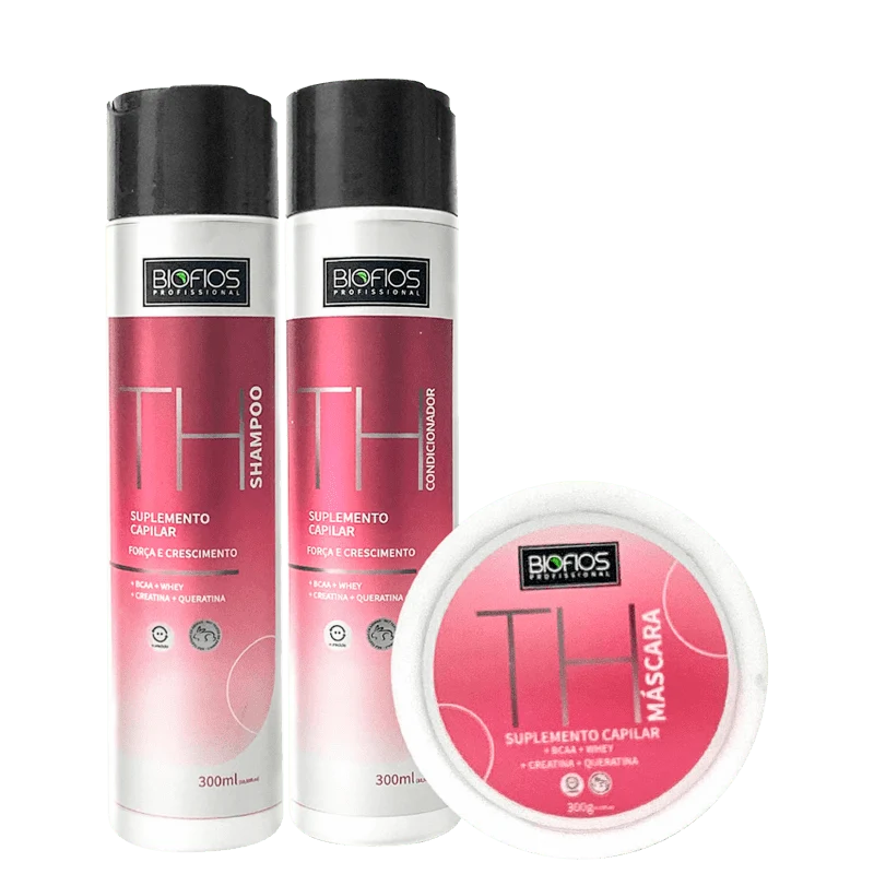 Biofios Profissional Top Hair Force and Growth Kit (3 Products)