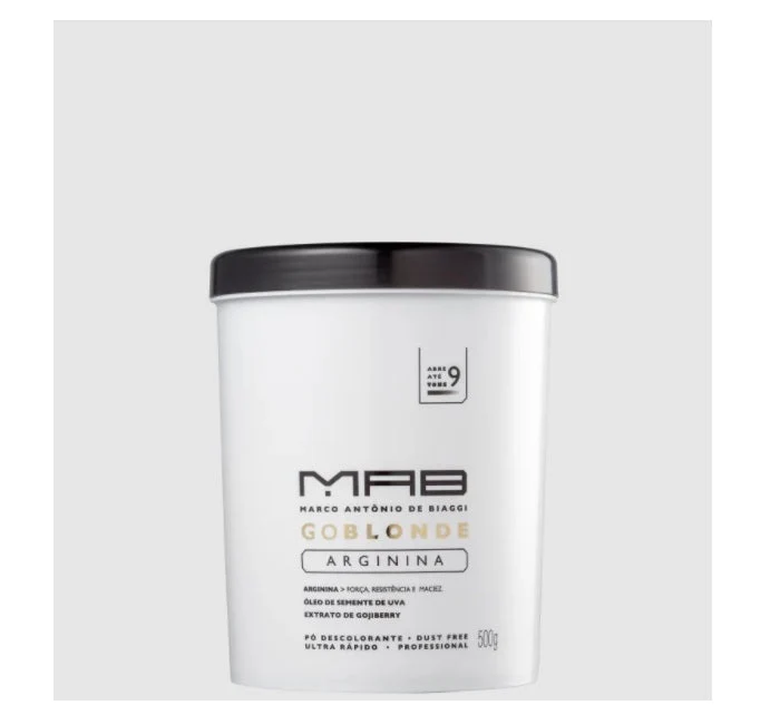 Go Blond Arginine Discoloration Bleaching Powder Strenght Softness 500g - MAB