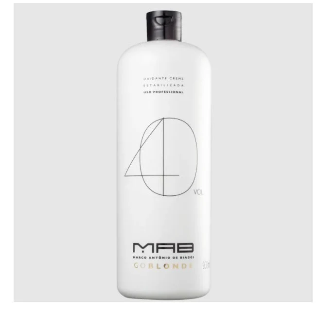 40 Vol. OX Hydrogen Peroxide Oxidant Creamy Stabilized Emulsion 900ml - MAB