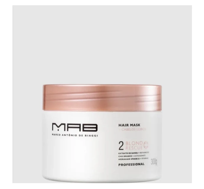 Blond Rescue Hair Color Maintenance Moisturizing Protection Mask 300g - MAB