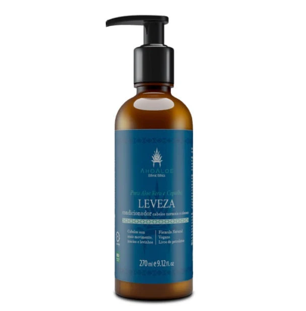 Hair Care Lightness Conditioner Aloe Vera Vegan Moisturizing 270ml - Ahoaloe