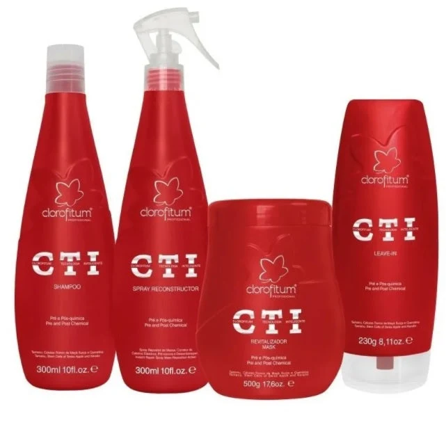 CIT Intensive Reconstruction Regeneration Hair Treatment Kit 4 Itens - Clorofitum