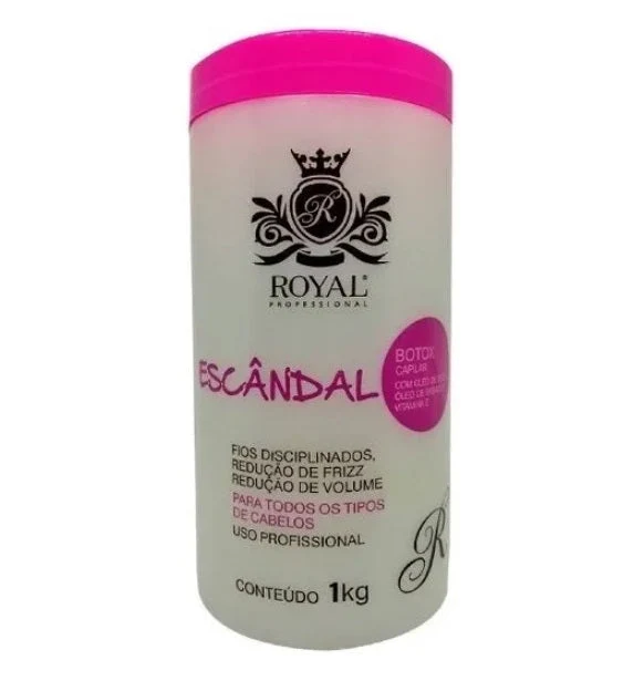 Escândal Deep Hair Mask Straightener Volume Reducer 1Kg - Royal Professional