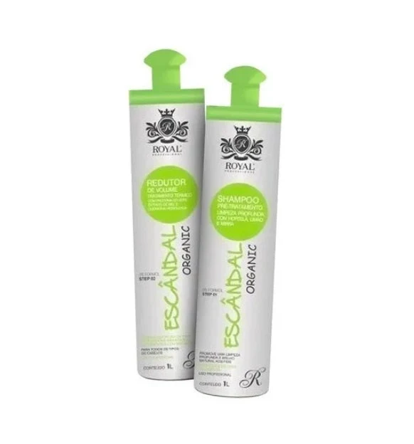 Escândal Organic Volume Reducer Progressive Kit 2x1L - Royal Professional