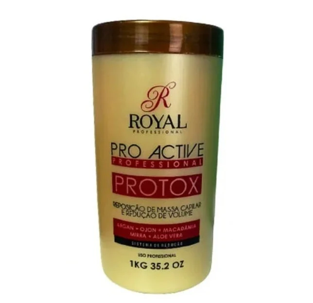 Pro Active Protox Deep Hair Mask Straightening Recovery Replenisher 1Kg - Royal Professional