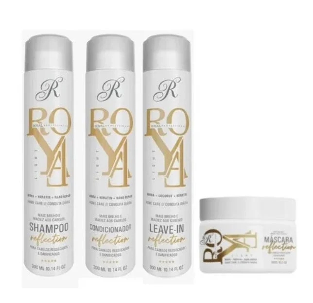 Reflection Home Care Hair Maintenance Recovery Kit 4 Itens - Royal Professional